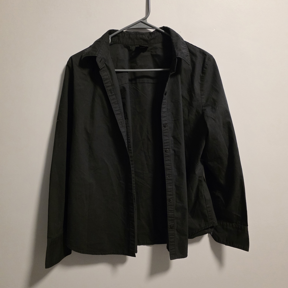 Worthington Women's Black Button Up Shirt